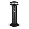 RUBBERMAID FG9W3400BLA Stainless Steel Base Cigarette Bin, Black, 485x 1.02 x 480mm