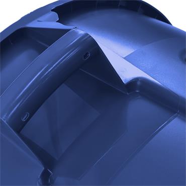 RUBBERMAID FG262073BLUE Polyethylene Waste Bin, Blue, 75 Litres