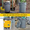 RUBBERMAID FG262000YEL  Polyethylene Waste Bin, Yellow, 75 Litres