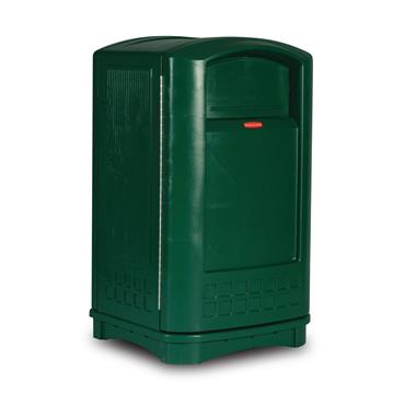 RUBBERMAID FG396400DGRN Swing Plastic Waste Bin, Dark Green, 189 Litres