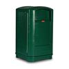 RUBBERMAID FG396400DGRN Swing Plastic Waste Bin, Dark Green, 189 Litres