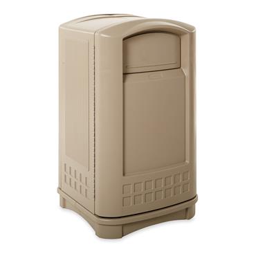 RUBBERMAID FG396400BEIG Swing Plastic Waste Bin, Beige, 189 Litres
