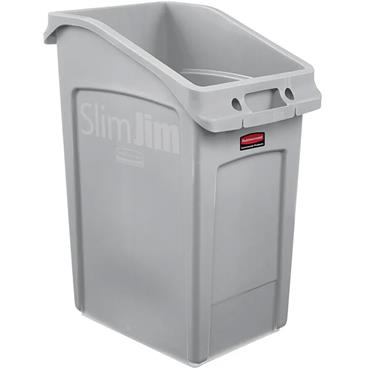 RUBBERMAID 2026721 Slim Jim Under-Counter Container, Grey, 23 Gallon