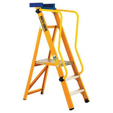 BRATTS LADDERS XPLT08 3.07m XPLT Glass Fibre Platform Step Ladder