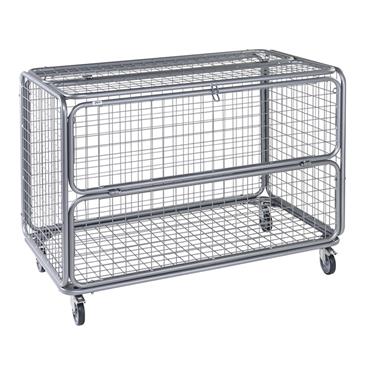 KM Lockable Wire Mesh Trolley