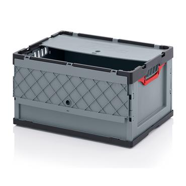 AUER FBD 64/32 Foldable Box with Lid, 62 Litre, 60 x 40 x 32cm