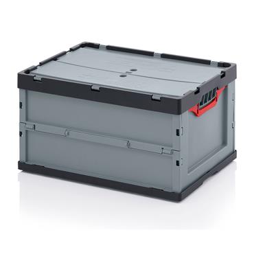 AUER FBD 64/32 Foldable Box with Lid, 62 Litre, 60 x 40 x 32cm