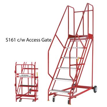 CITEC 6 Tread Safety Steps c/w Front Access Gate