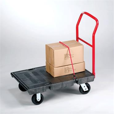 RUBBERMAID FG440300BLA - Heavy Duty Platform Truck, 24 x 36