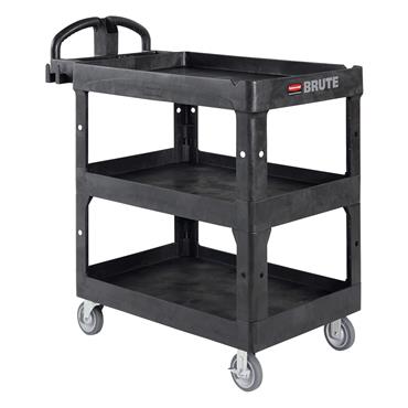 RUBBERMAID 2196862 - Brute HD Ergo 3 Shelf Utility Cart