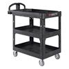 RUBBERMAID 2196862 - Brute HD Ergo 3 Shelf Utility Cart