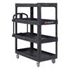 RUBBERMAID 2198657 - Brute HD Ergo 4 Shelf Utility Cart