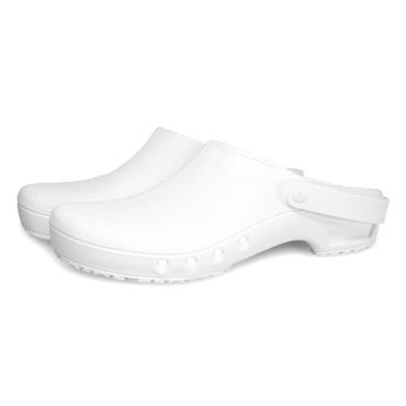 PURUS Pure Stride Cleanroom Shoes/Clogs, White, Case of 6