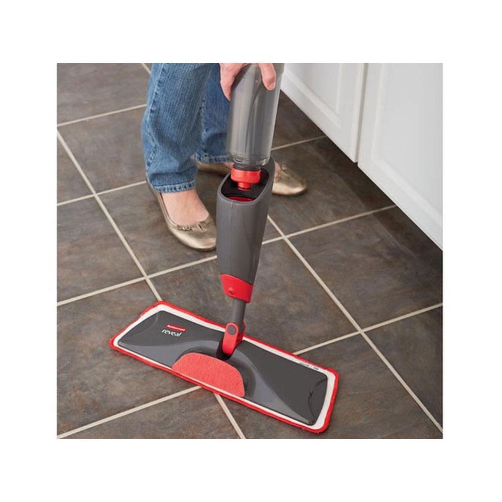 RUBBERMAID Reveal Spray Flat Mop Kit & Replacment Mop Bottle available