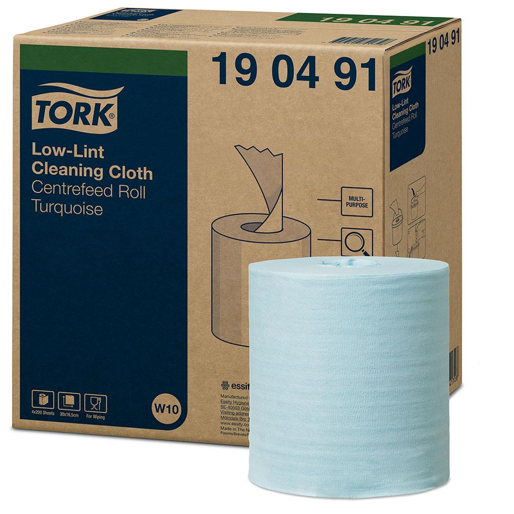 Tork 190491 LowLint Cleaning Cloth Case of 4 available online