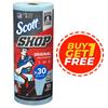 Scott 75130 Original Shop Towel, 9.4"x11" , 55 Sheets per pack