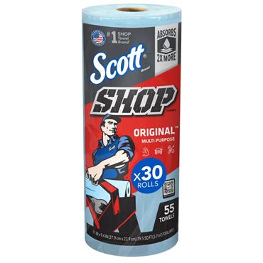Scott 75130 Original Shop Towel, 9.4"x11" , 55 Sheets per pack