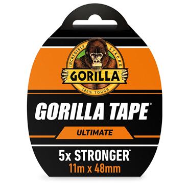 GORILLA GLUE 118263 Tape Ultimate,  Black ,11m