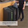 RUBBERMAID 2247782 Sustain Container 57 L / 15 Gal, Matte Black