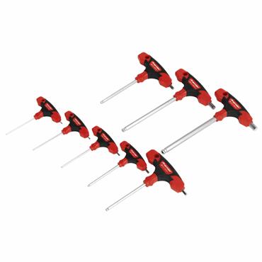 Sealey AK7144 8 Piece T-Handle Metric Ball End Hex Key Set