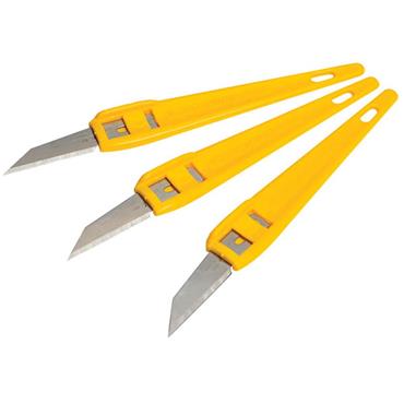 STANLEY 0-10-601 Pack of 3 Disposable Throw Away Knives