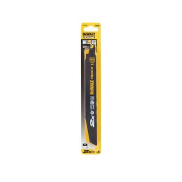 DeWALT DT2308L-QZ 10TPI 5 Piece General Purpose Life Recip Blade. 228mm