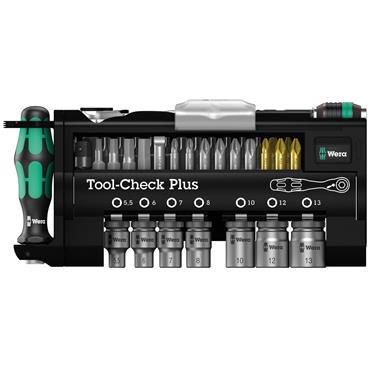 Wera 056490 39 Piece Tool-Check Plus Socket and Bit Set, 5056490001
