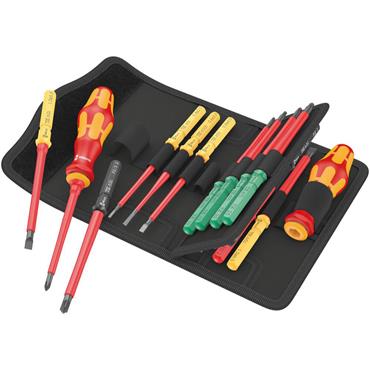 Wera 006611 17 Piece VDE Kraftform Kompakt Screwdriver Set