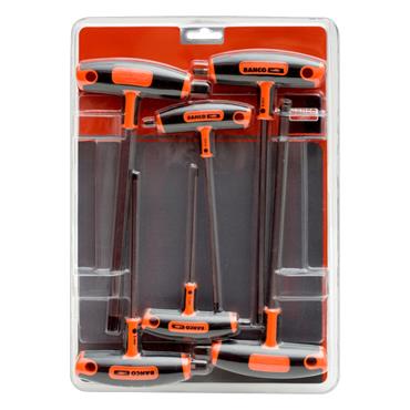 Bahco 903T-1 6 Piece T-Handle Hexagonal Screwdriver Set
