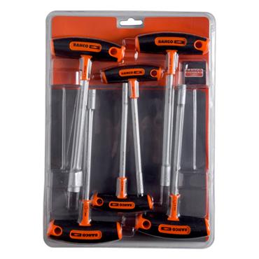 Bahco 903T-3 6 Piece T-Handle Nut Screwdriver Set