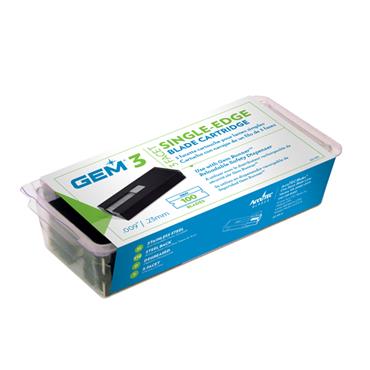 Gem 62-0109 100 Piece Single Edge Blade with Refill Cartridge