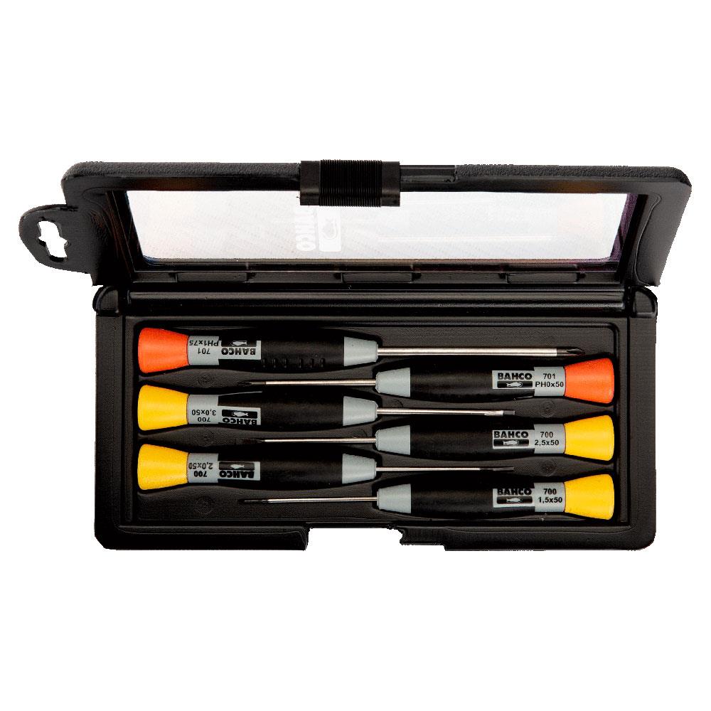 Bahco 7061 6 Piece Mixed Precision Screwdriver Set available online