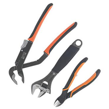 Bahco 9853 3 Piece Alloy Steel Plier and Wrench Set