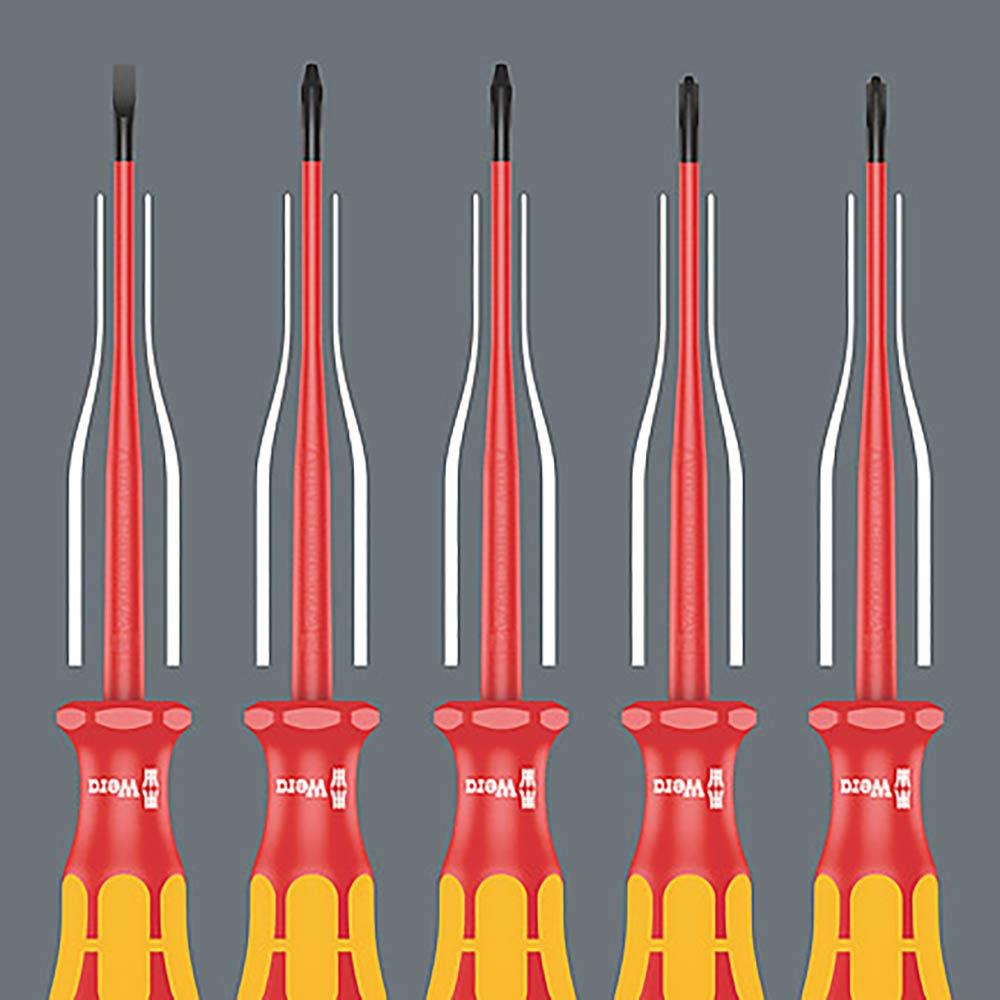 Wera 05136027001 17 Piece Mixed Kraftform Kompakt VDE Extra Slim