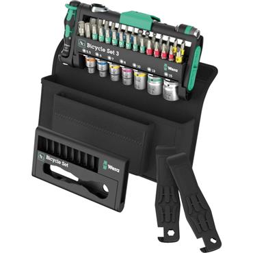 Wera 05004187001 41 Piece Ratchet Screwdriver Set for Bicycle Applications