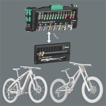 Wera 05004187001 41 Piece Ratchet Screwdriver Set for Bicycle Applications