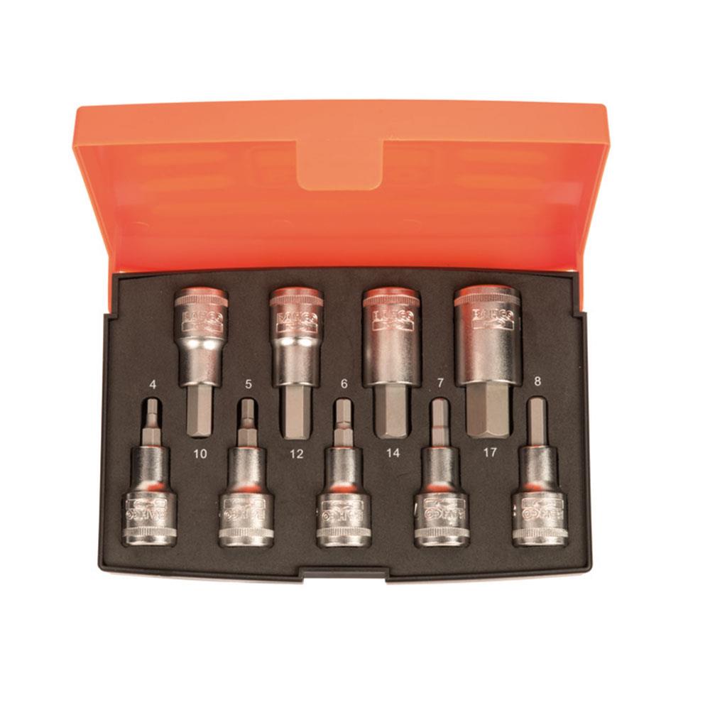 Bahco S9HEX 9 Piece Metric 1/2" Drive Socket Set available online