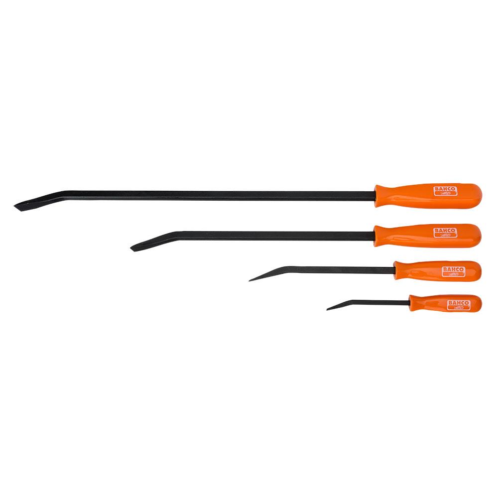 Bahco 2484/S4 Flat Head Pry Bar Set with PVC Handle 4 Piece Set