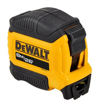 DEWALT DWHT38127-5 Compact Tape Measure, 8m / 26ft