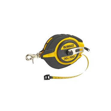 DEWALT DWHT0-34144 Steel Long Tape Measure, Metric/Imperial 30m / 100'