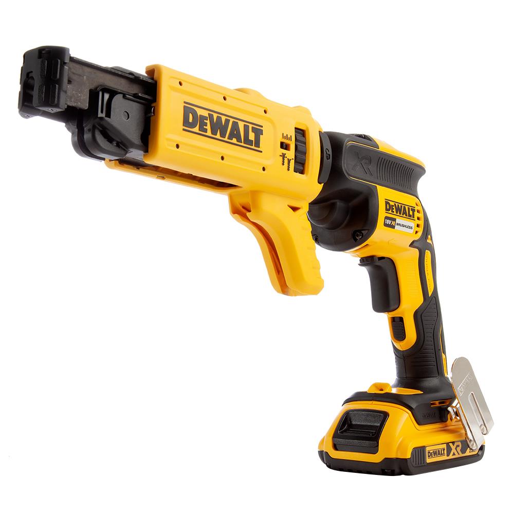 DeWALT DCF620D2K 18 Volt Brushless Collated Screwdriver Kit, 2 x 2.0Ah