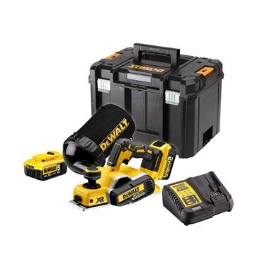 DeWALT DCP580P2 18 Volt XR Brushless Cordless Planer Kit, 2 x 5.0Ah Batteries