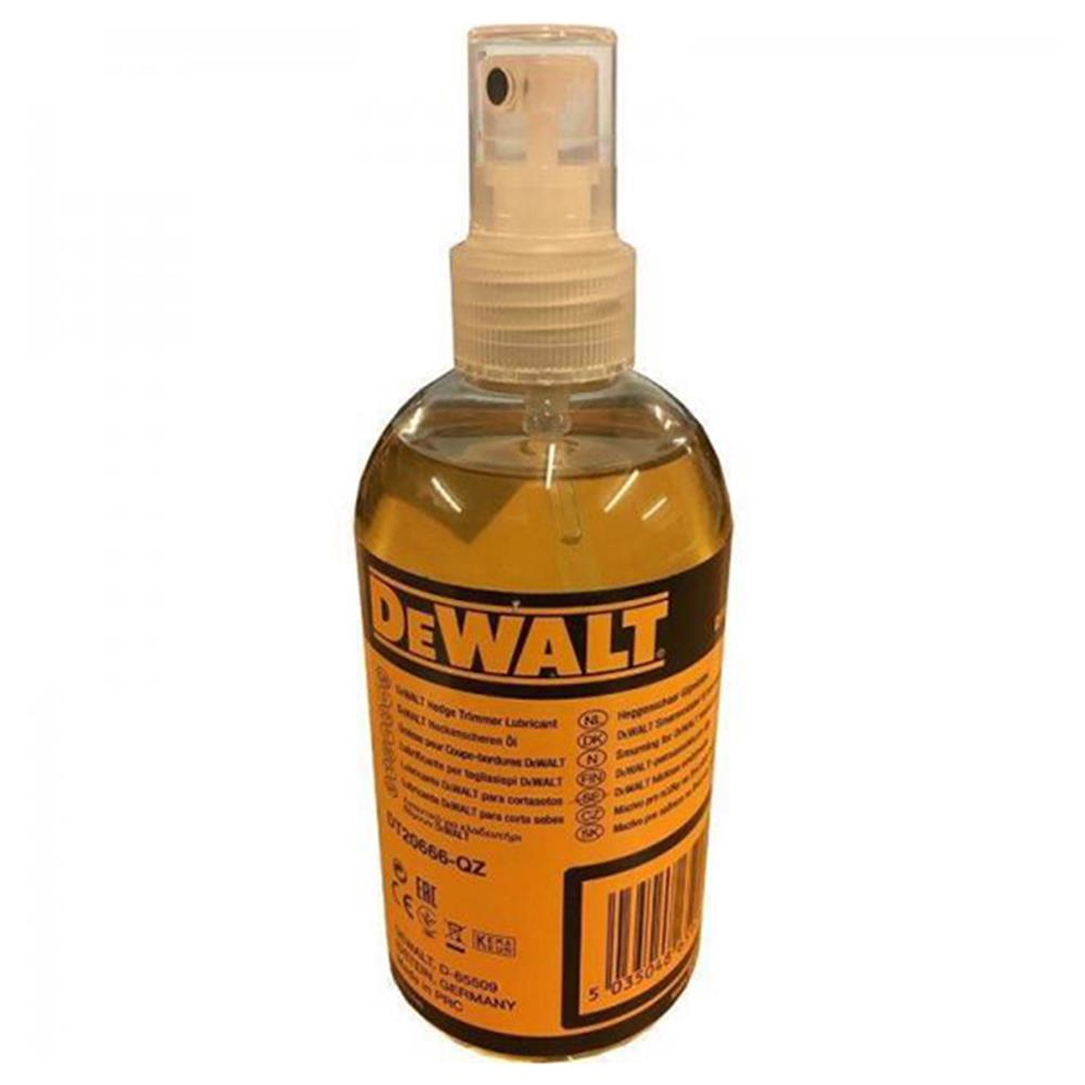 DeWALT DT20666QZ 300ml Hedge Trimmer Lubricant Oil available online