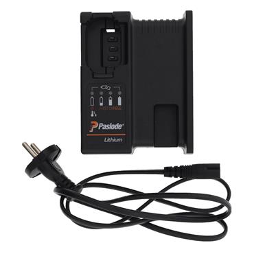 Paslode 018882 240 Volt Lithium-Ion Battery Fast Charger with AC/DC Adaptor