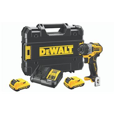 DeWALT DCF601D2 12 Volt XR Brushless Screwdriver, 2 x 2.0Ah Batteries
