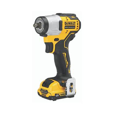 DeWALT DCF902D2 12 Volt XR Brushless 3/8" Compact Impact Wrench, 2 x 2.0Ah Batteries