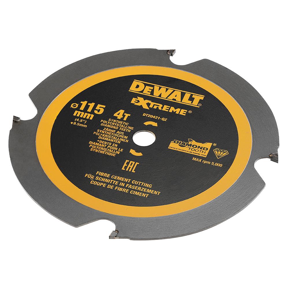 DeWALT 115 x 9.5 x 4T, Polycrystalline Diamond Circular Saw Blade
