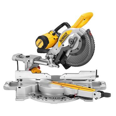 DEWALT DWS727 240V 250mm Double Bevel Slide Mitre Saw with XPS
