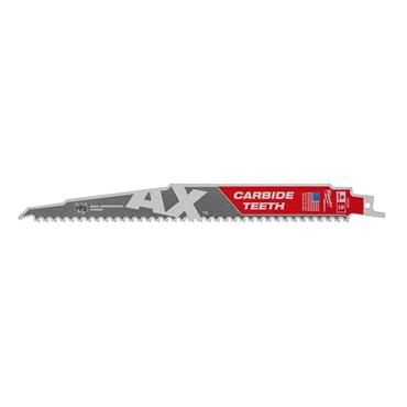 Milwaukee 48005226 AX Heavy-Duty Carbide Teeth Demolition Sawzall Blade, 230mm 