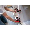 BESSEY One-Handed Table Clamp with Rotating Handle for Guide Rails, EZR360-15SET